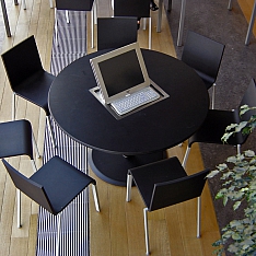 Informatiekiosk voor bezoekers Jansen Pharmaceutica