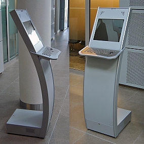 Informatiekiosk voor bezoekers Jansen Pharmaceutica